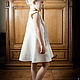 White dress 'a Deer or a tree?'. Dresses. lenabaymut (Baymut). Online shopping on My Livemaster.  Фото №2