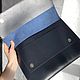 Папка для бумаг а4, чехол для MacBook из кожи. Сумка-планшет. Remeslo Brand. Интернет-магазин Ярмарка Мастеров.  Фото №2