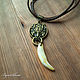 Power of the Wolf pendant with a real fang. Amulet. BijouSiberia. My Livemaster. Фото №6