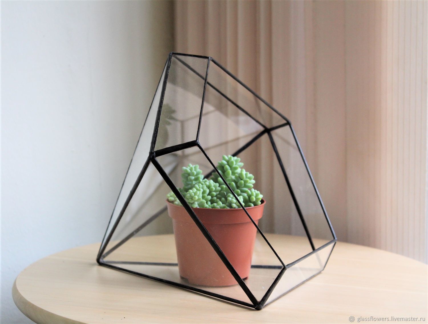 The Floriana for plants Diamond. Geometric Floriana glass, Florariums, St. Petersburg,  Фото №1