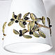 Olive branch lamp. Chandeliers. Elena Zaychenko - Lenzay Ceramics. My Livemaster. Фото №4