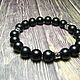 Order Bracelet with shungite ' Cross'. Beautiful gifts for the good people (Alura-lights). Livemaster. . Bead bracelet Фото №3