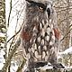 Сова. Войлочная игрушка. Milotaartelena. Ярмарка Мастеров.  Фото №6