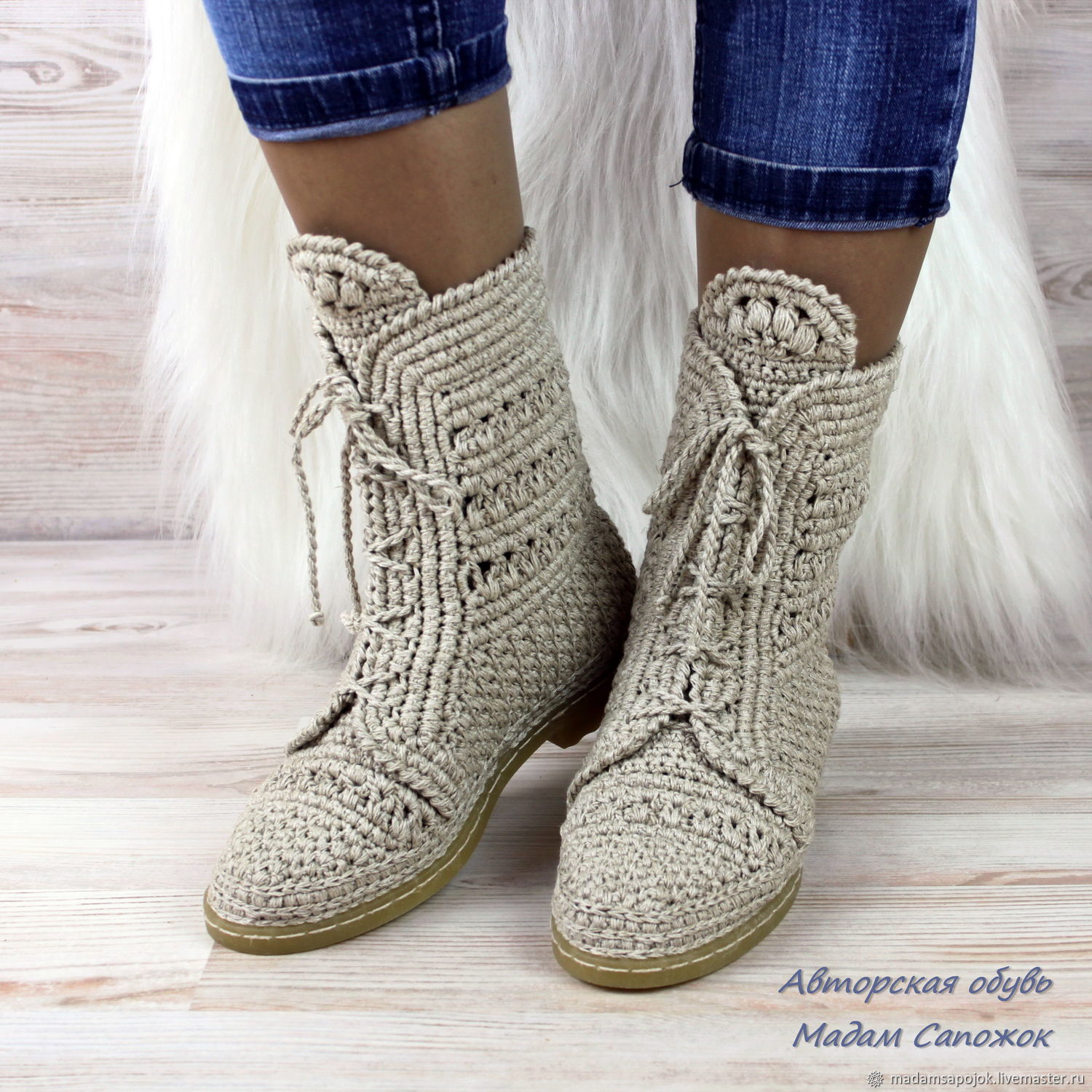 Shoes womens linen – заказать на Ярмарке Мастеров – GBO9ZCOM | Ботинки ...