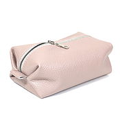 Сумки и аксессуары handmade. Livemaster - original item Pink Cosmetic bag toiletry kit organizer Case box cosmetics. Handmade.