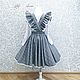 Сарафан " Sentiment " трансформер 2 в 1. Школьная форма. Little___dress. Ярмарка Мастеров.  Фото №6