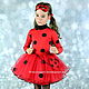 Order Costume Lady Bug. Little Princess. Livemaster. . Carnival costumes for children Фото №3