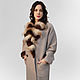 Designer coat made of mohair, Merino, Scandinavian mink and Fox, Coats, Chelyabinsk,  Фото №1