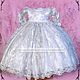 Baptismal dress Art.-046. Childrens Dress. ModSister. Online shopping on My Livemaster.  Фото №2