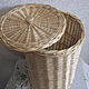 Order High round box with a lid woven from a vine. Elena Shitova - basket weaving. Livemaster. . Storage Box Фото №3