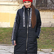 Одежда handmade. Livemaster - original item Black long women`s coat, loose warm coat, over sized coat. Handmade.