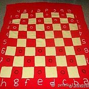 Для дома и интерьера handmade. Livemaster - original item Blankets checkers and chess.The best gift. Handmade.