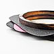 Bracelet made of wood black with red. Hard bracelet. TETstudio. Ecostyle.. My Livemaster. Фото №6