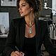 Кулон "Ледяной шторм" с агатом и голубым топазом. Кулон. JazzBijoux ДжазБижу (Елена Сафронова). Интернет-магазин Ярмарка Мастеров.  Фото №2