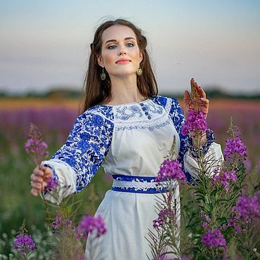 Одежда ручной работы. Ярмарка Мастеров - ручная работа Платье "Злата". Handmade.