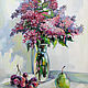 Oil painting Sweet Breath of Lilac, Pictures, Rossosh,  Фото №1