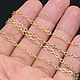 50 smcapache 3h4 mm gold-plated th. Korea (3685). Chains. VivaBeads. Online shopping on My Livemaster.  Фото №2