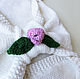 Чтобы лучше рассмотреть модель, нажмите на фото CUTE-KNIT Ната Онипченко Ярмарка мастеров Купить комплект для девочки шапка с ушками и снуд белого цвета