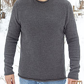 Мужская одежда handmade. Livemaster - original item Men`s sweater / Longsleeve knitted from wool. Handmade.