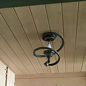 Для дома и интерьера handmade. Livemaster - original item Wrought iron lamp (ceiling) 