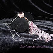 Украшения handmade. Livemaster - original item Pendant pink beige pearl No. №1. Handmade.