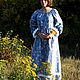 Dress in folk style made of cotton ' Sapphire', Dresses, Borskoye,  Фото №1