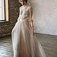 0134 Vintage silk wedding set. Wedding dresses. Anna Skoblikova. Online shopping on My Livemaster.  Фото №2