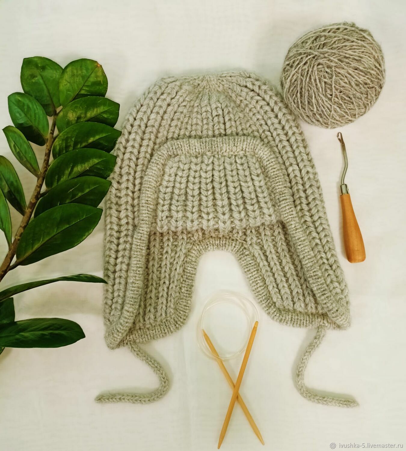 Шапка-ушанка: шапка-ушанка ручной вязки в интернет-магазине на Ярмарке ...