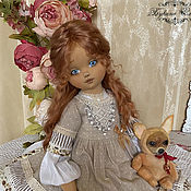 Авторская коллекционная текстильная куколка. Зоенька