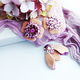 Corduroy Flower brooch; 6 cm. Brooches. Elysever jewelry. My Livemaster. Фото №6