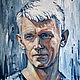 Стилизованный портрет маслом на холсте, Картины, Москва,  Фото №1