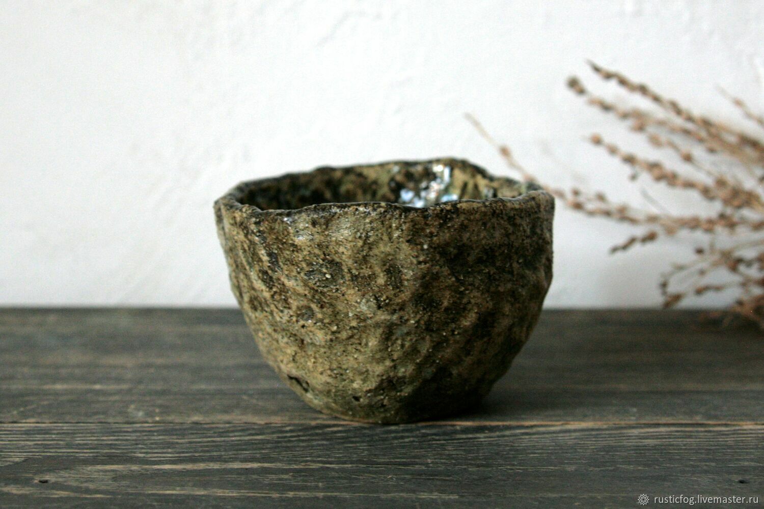 Rustic moss bowl