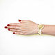 Gold Bracelet unusual, hard bracelet, fashionable bracelet. Hard bracelet. Irina Moro. Online shopping on My Livemaster.  Фото №2