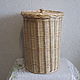 High round box with a lid woven from a vine, Storage Box, Kirovo-Chepetsk,  Фото №1