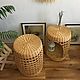 Wicker furniture, bedside table, coffee table, Interior elements, Astrakhan,  Фото №1