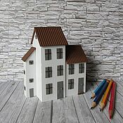 Для дома и интерьера handmade. Livemaster - original item Houses:A set of handmade wooden interior houses.. Handmade.