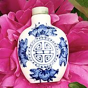 Винтаж handmade. Livemaster - original item Peony Heart. A bottle of perfume. China. Handmade.