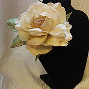 Украшения ручной работы. Ярмарка Мастеров - ручная работа Beauty silk rose brooch. Handmade.