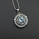 Silver pendant with natural topaz, Pendants, Moscow,  Фото №1
