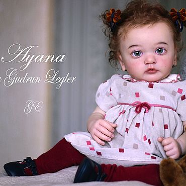 Куклы и игрушки ручной работы. Ярмарка Мастеров - ручная работа Реборн Ayana by Gudrun Legler. Handmade.