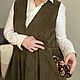 Заказать Сарафан вельвет в наличии длинный с карманами бохо. SVЭRO dress. Ярмарка Мастеров. . Сарафаны Фото №3