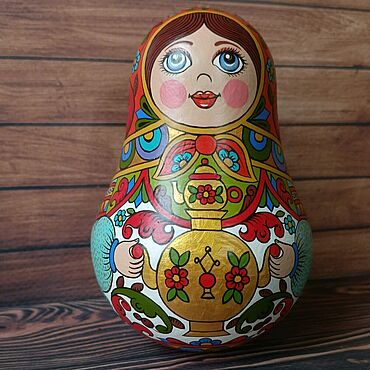 Русский стиль ручной работы. Ярмарка Мастеров - ручная работа Музыкальная неваляшка с авторской ручной росписью.. Handmade.