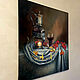 Oil painting on canvas 'Autumn mulled wine'. Pictures. Hudozhnik Yuliya Kravchenko (realism-painting). Ярмарка Мастеров.  Фото №4