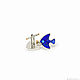 CUFFLINKS - lapis Lazuli fish. Exclusive cufflinks handmade. Cuff Links. CUFFLINKS Ariel MOSAIC. Online shopping on My Livemaster.  Фото №2