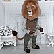 Лев Тимофей.Войлочная интерьерная игрушка. Войлочная игрушка. Svetlana Vlasova felting. Ярмарка Мастеров.  Фото №5