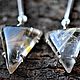 Stud earrings with rutile quartz. Stud earrings. Beautiful magic stones (silakamnia). My Livemaster. Фото №4