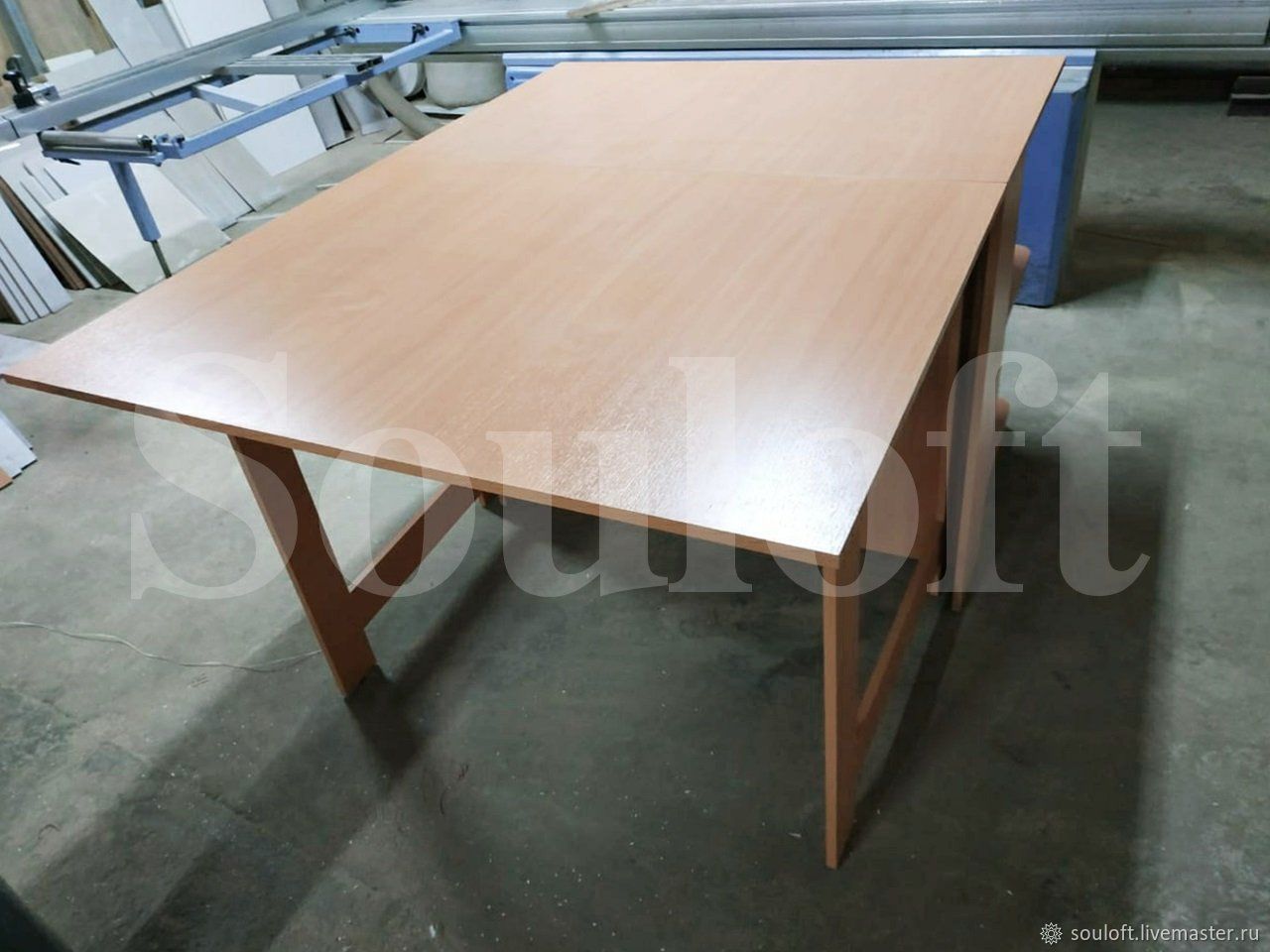Раскройный стол (с нижней полкой) арт. Рс16 стандарт соулофт