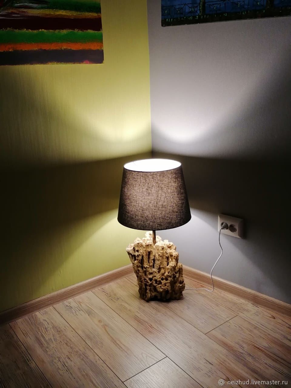 Светильник из камня – заказать на Ярмарке Мастеров – NKBY6RU | Торшеры ...