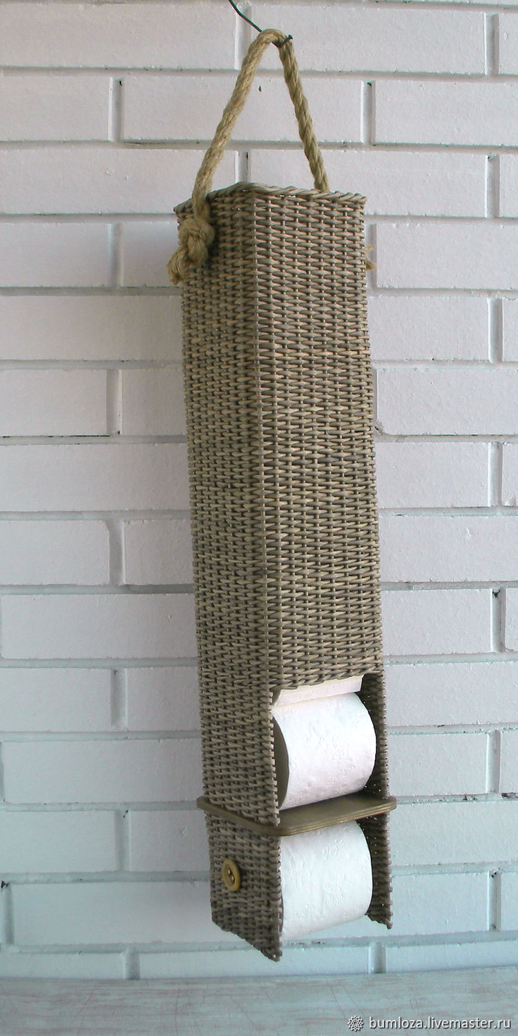  Плетеная корзина для туалетной бумаги Рустик, Корзины, Ногинск,  Фото №1