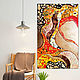 Interior painting in gold colors in the abstract style Klimt, Pictures, St. Petersburg,  Фото №1